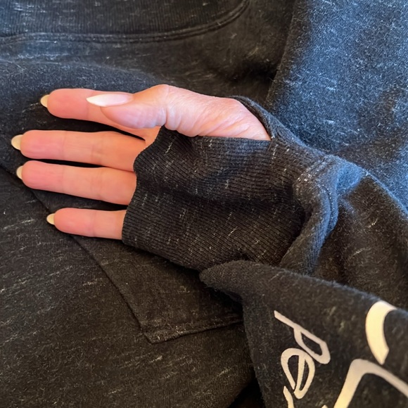 Calvin Klein Performance Hooded Sweatshirt Size XL Black & Heathered Grey - Picture 6 of 10